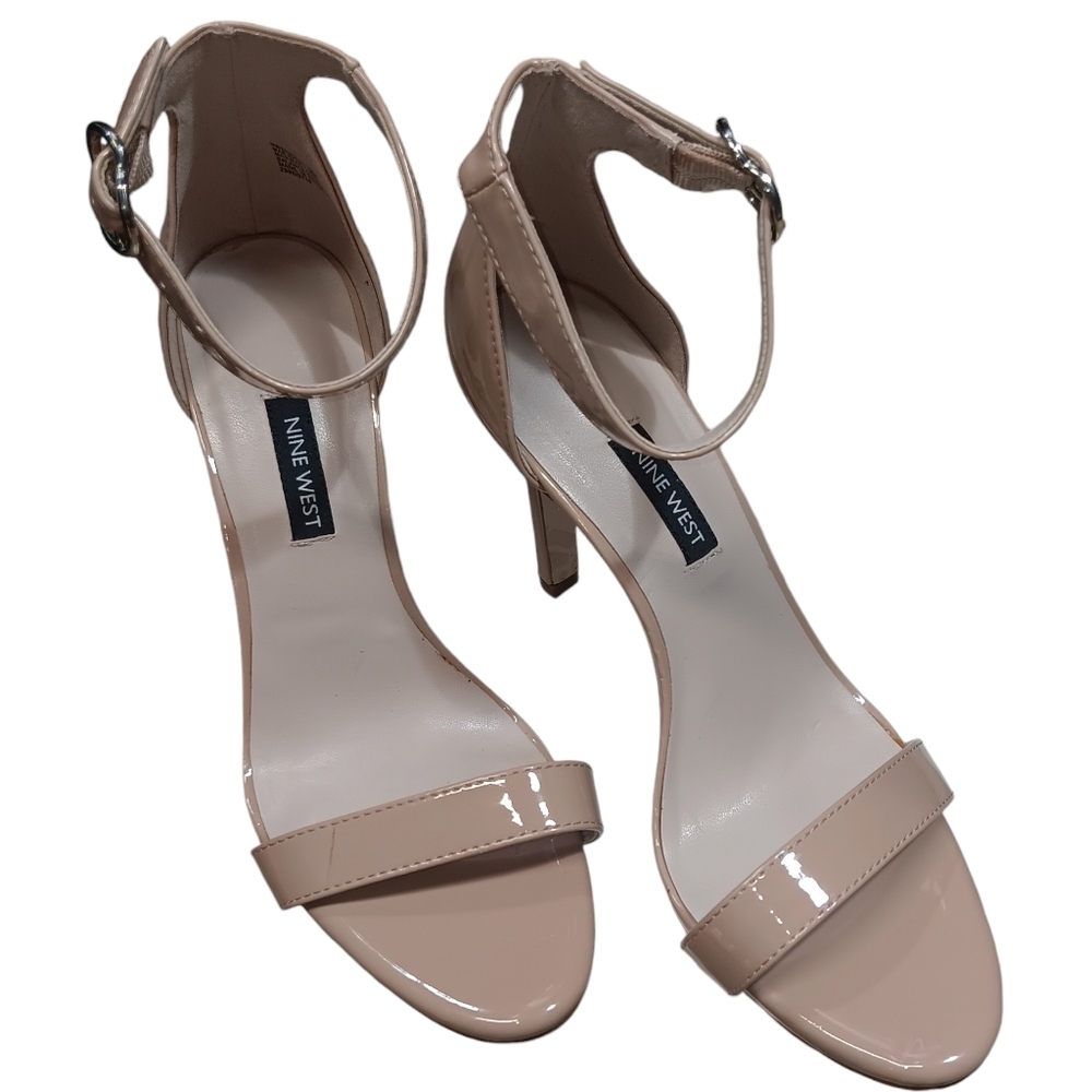 Nine West Pruce Heeled Sandals, Light Pink, Women's 9M - Picture 1 of 6